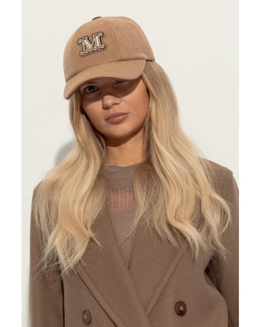 Max Mara Natural Baseball Cap 'Fedora'