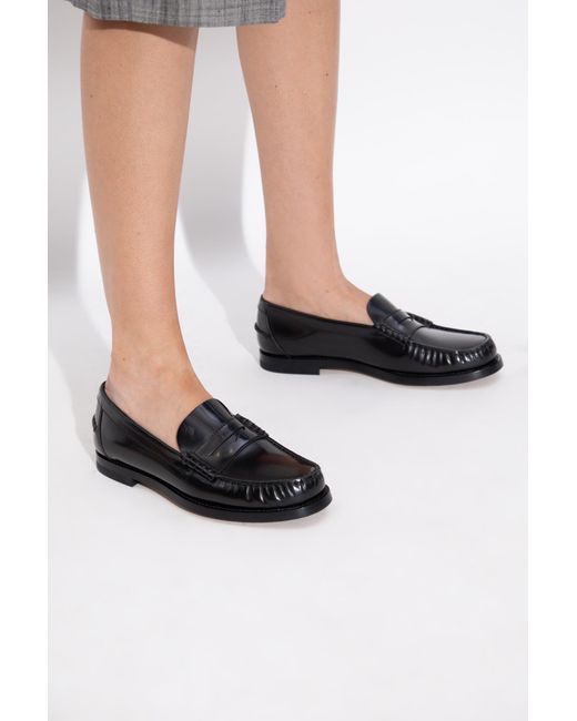 Tod's Black Loafers Shoes