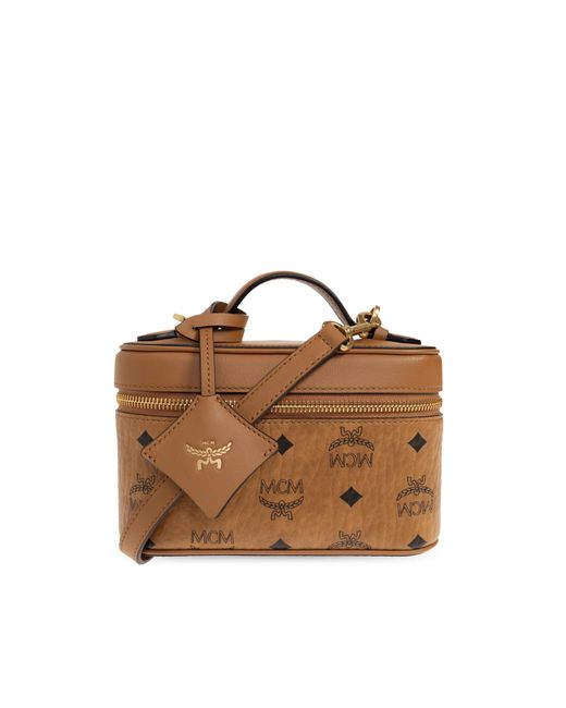 MCM Brown Handbag With Logo