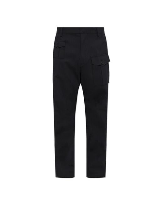 DSquared² Black 'Cargo' Trousers for men