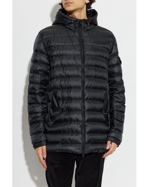 Moncler Black Down Jacket "Oahu" for men