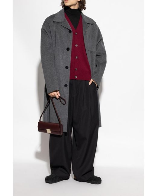 AMI Cardigan With Embroidered Logo for men