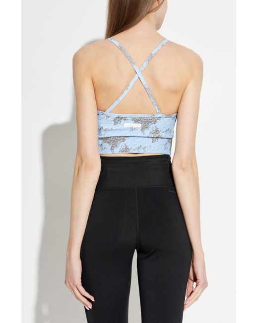 EA7 Blue Short Training Top With Straps