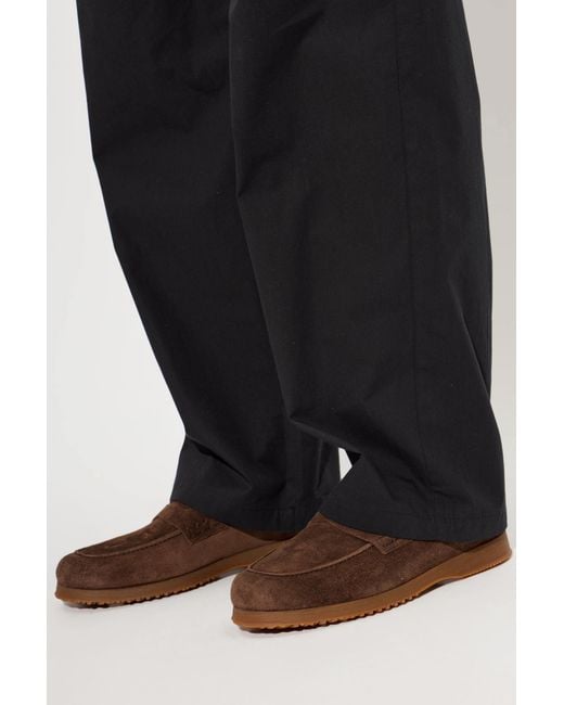 Hogan Brown Suede Loafers for men