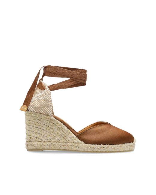 Castaner Metallic Wedge Heel Shoes 'Chiara'