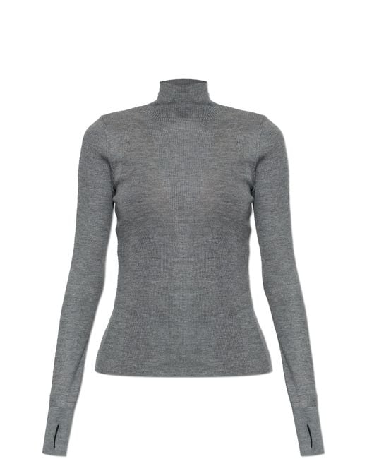 Givenchy Gray Fitted Turtleneck