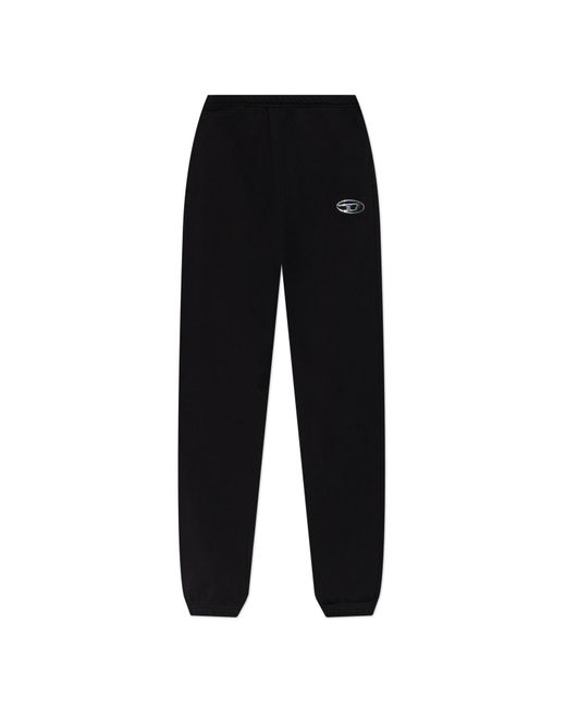DIESEL Black Sweatpants P-Lacyn-Od'