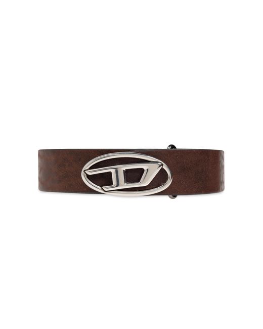DIESEL Brown Belt With Logo B-1Dr-Layer for men