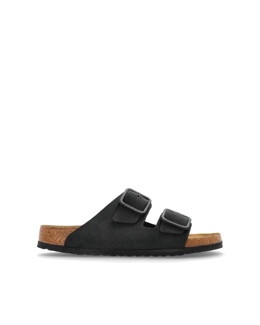 Birkenstock Black Arizona Wire Buckle Flip-Flops for men