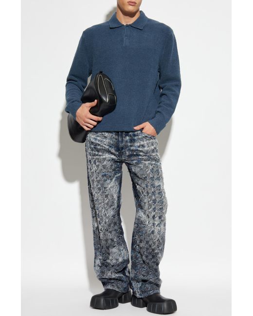 Samsøe & Samsøe Blue "Sanino" Sweater for men