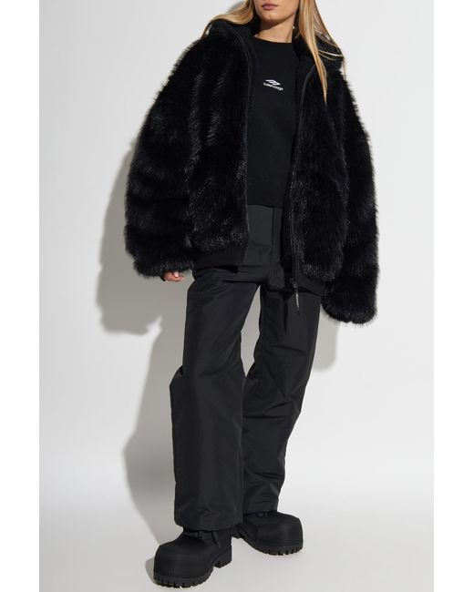 Balenciaga Black Padded Jacket From The Skiwear Collection,