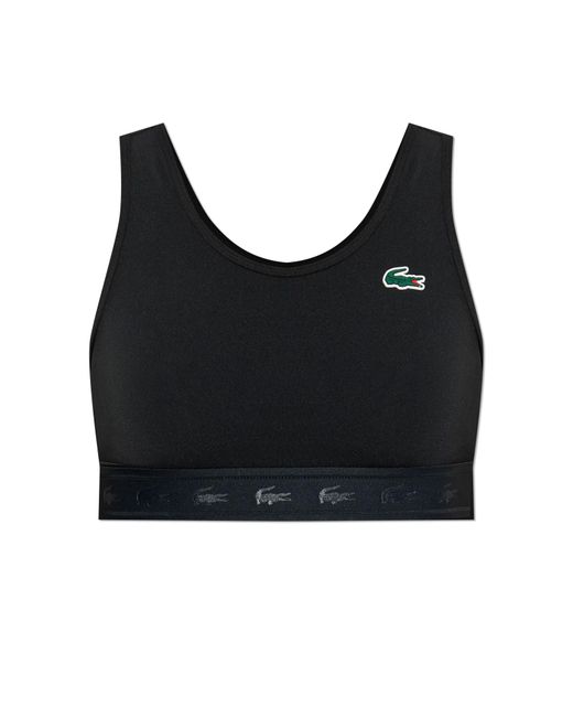 Lacoste Black Short Training Top