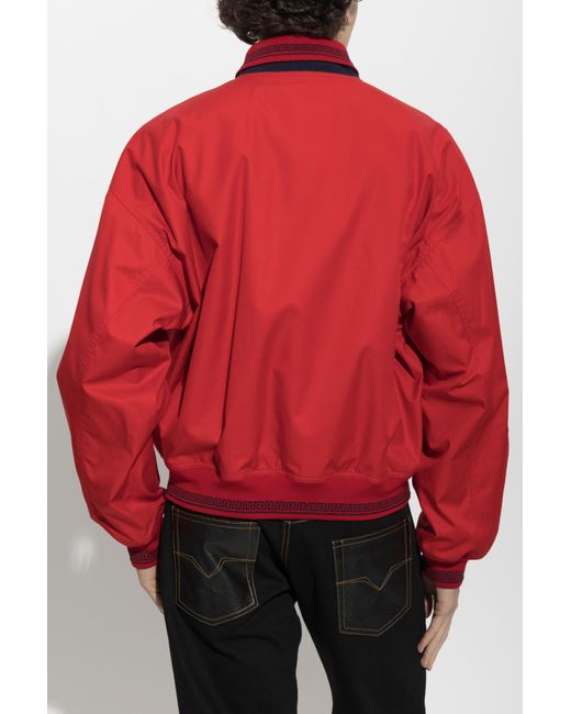 Versace Red "Bomber" Type Jacket for men