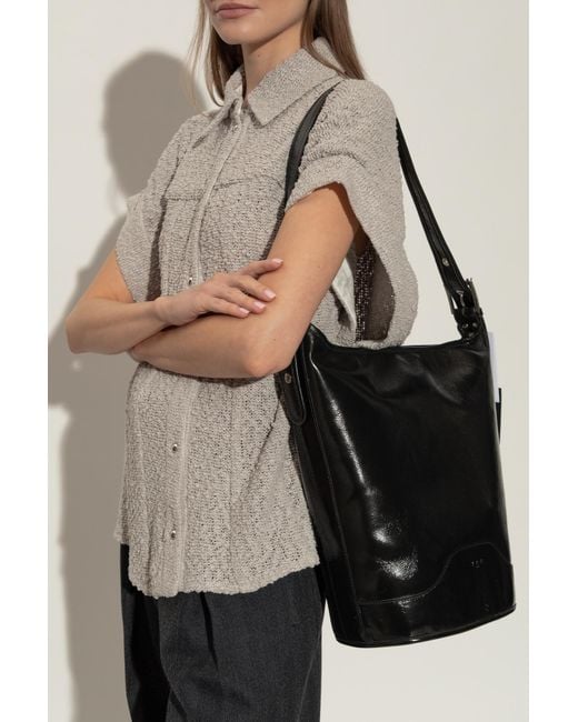 IRO Black Shoulder Bag 'Zyke'