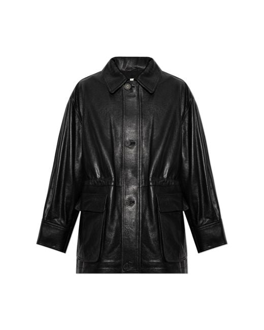 Arma Black 'Maeve' Leather Jacket