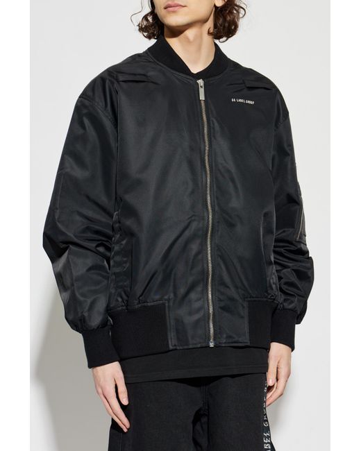 44 Label Group Black 'Bomber' Jacket for men