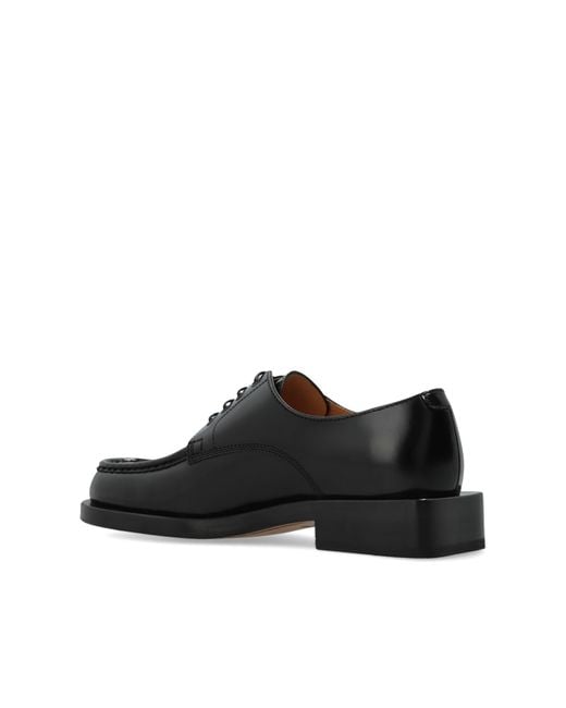 Jacquemus Blue Leather Derby Shoes for men