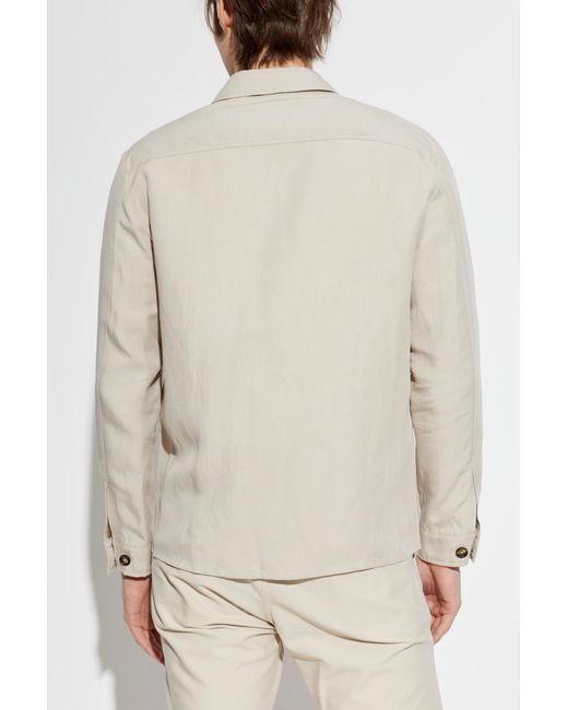Eleventy White Jacket With Pockets for men