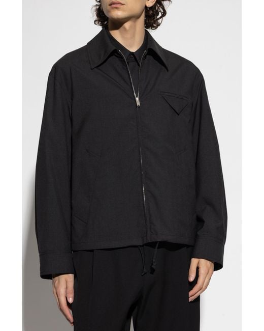 Bottega Veneta Black Wool Jacket for men