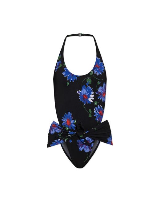 Alaïa Blue One-Piece Swimsuit