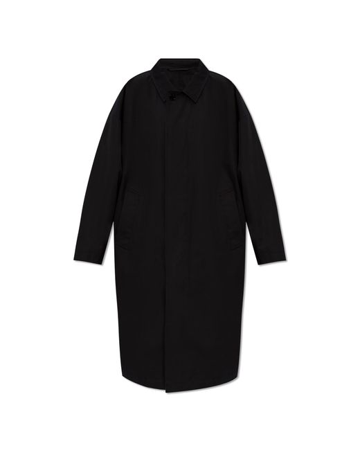 Lemaire Black Oversize Coat, '