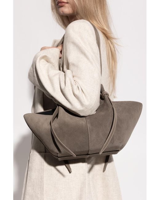 Yuzefi Brown Shopper Bag "Mochi"