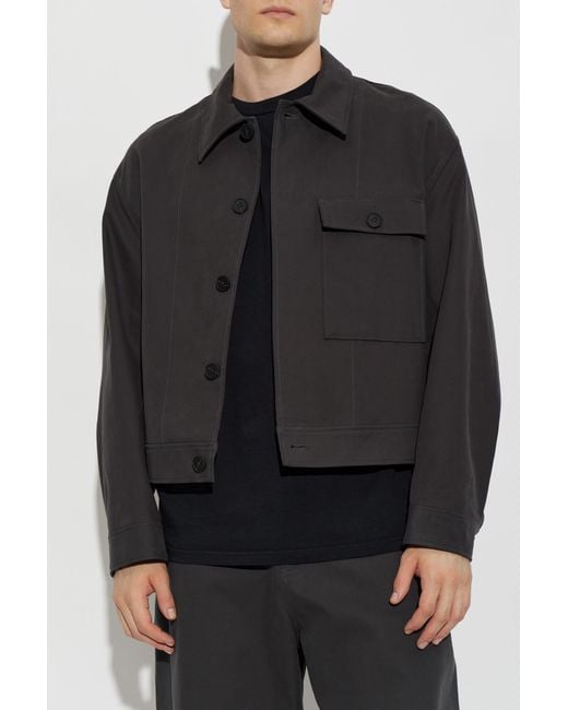 Studio Nicholson Black Jacket 'Drey' for men