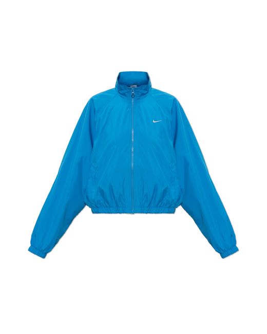 Nike Blue Jacket With Logo