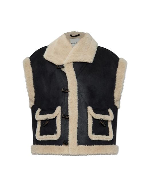 Munthe Black Vest 'Lurple'