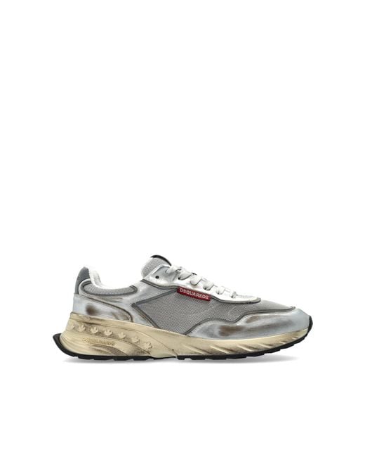 DSquared² Black Sneakers Sprinter for men