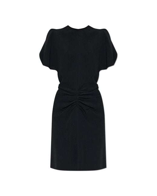 Victoria Beckham Black Dress With Draping