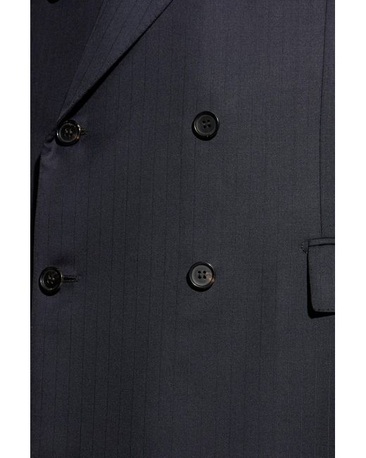 Brioni Blue Pinstriped Suit, for men