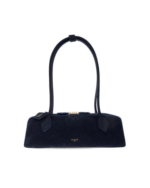 Alaïa Black Suede Bag 'Teckel Medium'