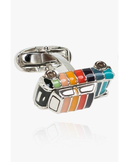 Paul Smith Blue Cufflinks With Logo for men