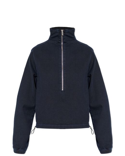 DIESEL Blue Denim Sweatshirt 'De-Flip'
