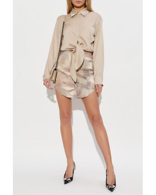 DIESEL Natural 'D-Elta-Mini' Dress