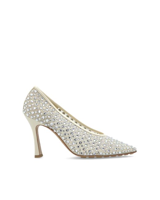 Bottega Veneta White Heeled Shoes "Sofia"