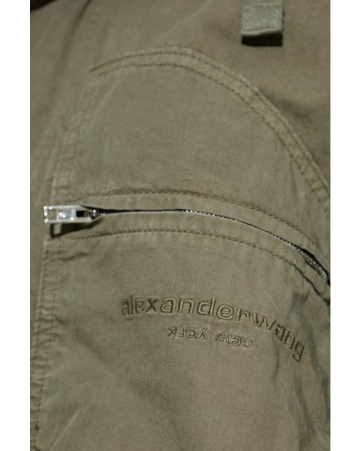 Alexander Wang Black Jacket With Logo