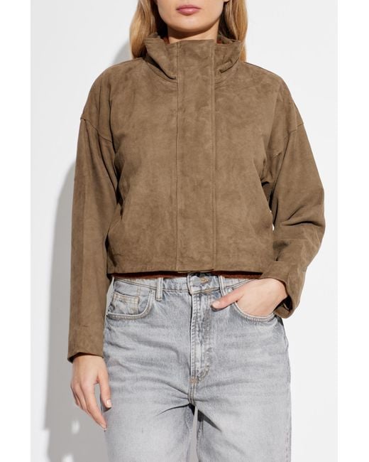 AllSaints Natural Suede Jacket "Ryder"