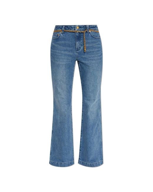 MICHAEL Michael Kors Blue Jeans With Flared Legs