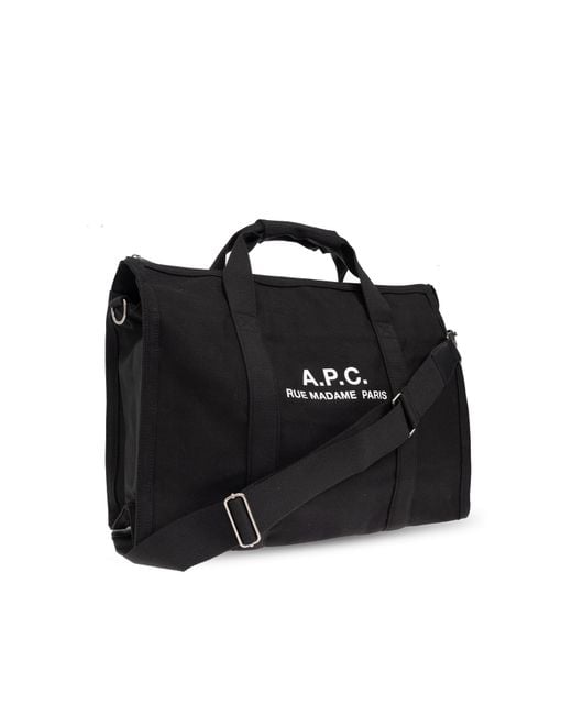 A.P.C. Black Shopper Bag for men
