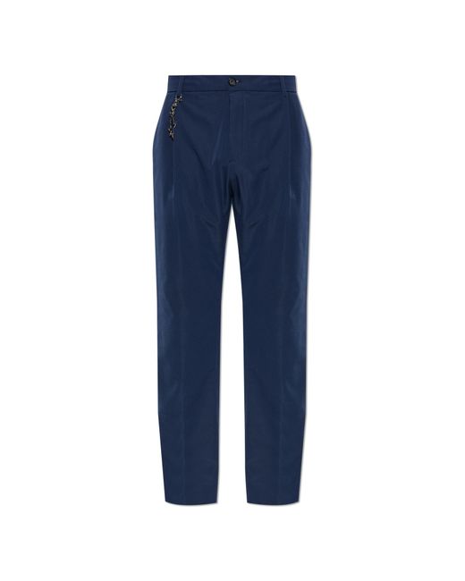 Paul & Shark Blue Tapered Leg Trousers for men