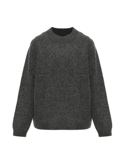 A.P.C. Gray Oversize Wool Sweater for men