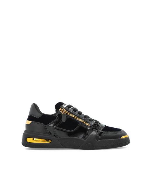 Giuseppe Zanotti Black Sports Shoes "Ghost" for men