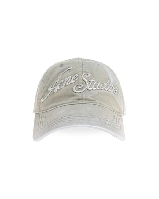 Acne White Baseball Cap