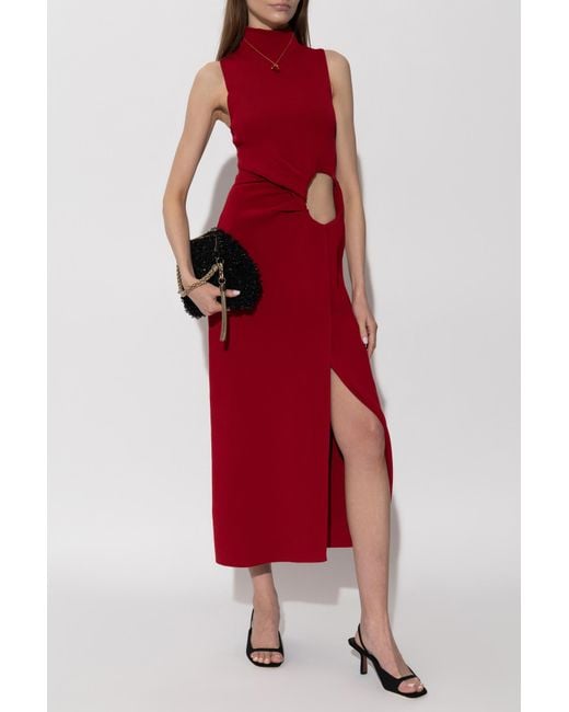 Cult Gaia Red Dress 'Amana'