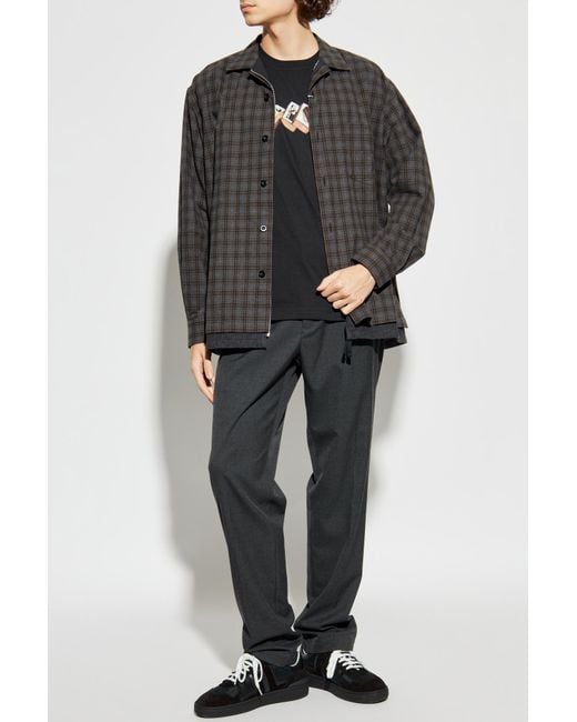 Paul Smith Black T-Shirt With Colorful Print for men