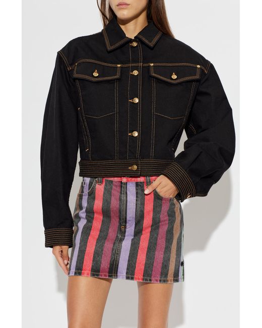 Versace Black Denim Jacket