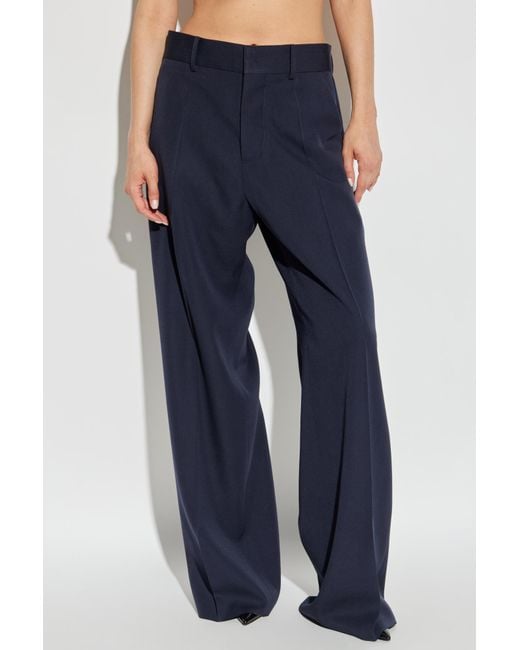 DSquared² Blue Wool Trousers