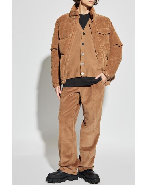 Moncler Natural Wool Cardigan for men